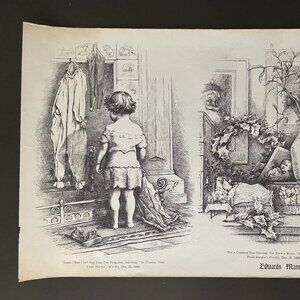 Thomas Nast, Edwards Mansion Christmas, Harper's Weekly